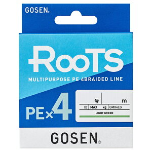 �S�[�Z�� ���[�c PE×4 ���C�g�O���[�� 150m(1.5��/23lb) GMR4LG1515 GOSEN ROOTS PE���C��