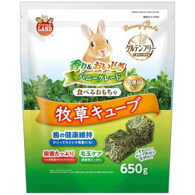 小動物用おやつ バニーグレード 牧草キューブ 650g マルカン ML542BGボクソウキユ-ブ650