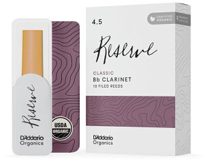 �_�_���I�E�b�h�E�C���Y B��N�����l�b�g���[�h�i�I�[�K�j�b�N ���[���� �N���V�b�N�E4.5�j10������ LDADRECLC4.5O D'Addario WOODWINDS ORGANICS RESERVE CLASSIC