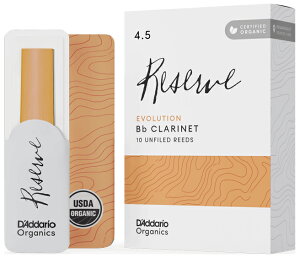 �_�_���I�E�b�h�E�C���Y B��N�����l�b�g���[�h�i�I�[�K�j�b�N ���[���� �G�{�����[�V�����E4.5�j10������ LDADREEVCL4.5O D'Addario WOODWINDS ORGANICS RESERVE EVOLUTION