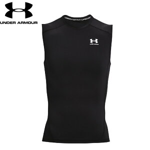 アンダーアーマー ヒートギアアーマー コンプレッション スリーブレス シャツ(Black/White・サイズ:XXL) DOM-1361522-001-XXL Under Armour UA HEAT-GEAR-ARMOUR