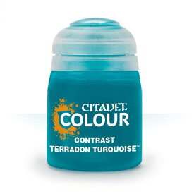 ゲームズワークショップ シタデルカラー コントラスト:TERRADON TURQUOISE テラドン・ターコイズ 塗料