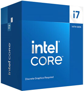 Intel（インテル） インテル Core i7 プロセッサー 14700F (20(8+12)コア 28スレッド、33M キャッシュ、最大 5.40 GHz) 内蔵グラフィックス…