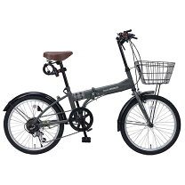 楽天市場】20インチ 折りたたみ自転車 6段変速の通販