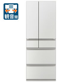 （標準設置料込_Aエリアのみ）冷蔵庫　三菱　大型 MR-MZ60K-W 三菱 602L 6ドア冷蔵庫(グランドリネンホワイト) MITSUBISHI [MRMZ60KW]
