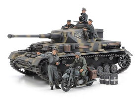 タミヤ 1/35 ドイツIV号戦車G型初期生産車・伝令バイクセット“ロシア戦線”【25209】 プラモデル