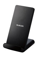 エレコム Qi規格対応 ワイヤレス充電器(5W・2枚コイル・スタンドタイプ)（ブラック） W-QS09BK