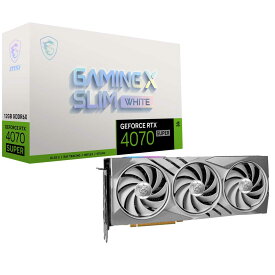 MSI GeForce RTX 4070 SUPER 12G GAMING X SLIM WHITE 4070SUPERGAMINGWHITE