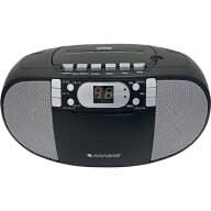 アナバス CDラジオカセットレコーダー CD-KM01J-B ANABAS