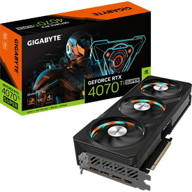 GIGABYTE（ギガバイト） GeForce RTX 4070 Ti SUPER GAMING OC 16G WINDFORCEクーリングシステム/16GB GDDR6X メモリ/DisplayPort 1.4a x3/HDMI 2.1a x1 GV-N407TSGAMING OC-16GD
