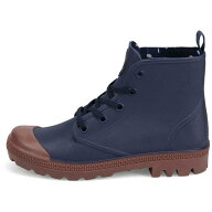 PERSONS(パーソンズ) レディース 防水ミドルカット スニーカー（ネイビー・サイズ：LL 24.5-25.0cm） BF0…