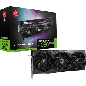 MSI MSI GeForce RTX 4080 SUPER 16G GAMING X SLIM / PCI-Express 4.0 グラフィックスボード RTX 4080 SUP…