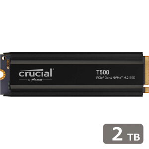 CrucialbN[V T500 2TB PCIe Gen4 NVMe M.2(Type2280) SSD q[gVNt yPS5 / PS5 ProΉz Ǎ7400MB/b 7000MB/s PS5Ή CT2000T500SSD5JP