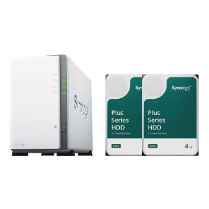 SynologybVmW[ DiskStation DS223j S҃KCht+HAT3300-4TB 2izCgj DS223J+HAT3300