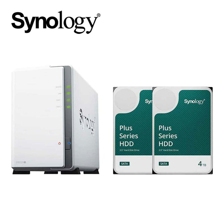 楽天市場】Synology（シノロジー） DiskStation DS223j 初心者ガイド付  