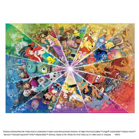 テンヨー ピュアホワイト ジグソーパズル Color Circle(Disney＆Disney/Pixar) 1000ピース【DP-1000-870】 ジグソーパズル 【Disneyzone】