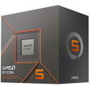 AMD｜エーエムディー 【国内正規品】AMD Ryzen 5 8600G（AMD Ryzen AI） Wraith Stealth Cooler AM5、6コア12スレッド、4.35GHz(最大5.0GHz)、Ryzen AI、Radeon760M、65W、Wraith Stealth Cooler 100-100001237BOX