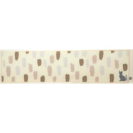 カキウチ パステルと猫がくれた世界キッチンマット180cm ベージュ 736258(カキウチ) [736258カキウチ]
