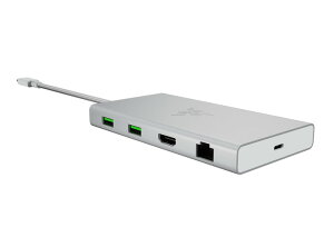 Razer yKizhbLOXe[V 11|[g USB C Dock (Mercury White) RC21-02250200-R3M1
