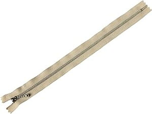 YKK 玉付きファスナー(25cm)(ベージュ) 3N25-572