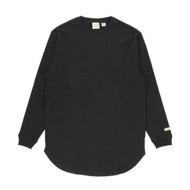 BF010833-1B-2A Goodwear(グッドウェア) Goodwear 2w7 5504 袖リブ ロング丈 ロングTシャツ（ブラック Mサイズ）