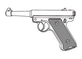 マルシン工業 6mm　固定スライド式ガスガン Mk1 ノーマル エクセレントヘビーウエイト【対象年令 18才以上用】 エアガン