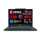 MSI 14型 ゲーミングノートパソコン Cyborg 14 A13V(Core i7 /メモリ 32GB / 1TB SSD / GeForce RTX 4060)ブラック＆スケルトン Cyborg-14-A13VF-6003JP