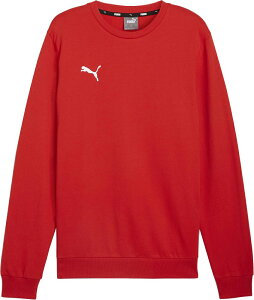 プーマ メンズ TEAMGOAL カジュアル クルーネックスウェット(プーマ レッド/プーマ ホワイト・サイズ:L) PJ-659332-01-L PUMA