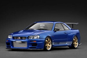 ignitionf 1/18 TOP SECRET 34GT-R (BNR34) Blue MetallicyIG3848z ~jJ[
