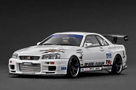 ignitionモデル 1/18 TOP SECRET 34GT-R (BNR34) White【IG3849】 ミニカー