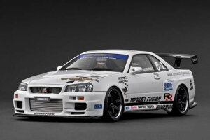 ignitionf 1/18 TOP SECRET 34GT-R (BNR34) WhiteyIG3849z ~jJ[