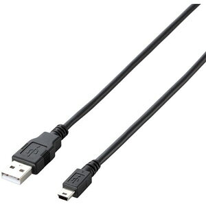 �G���R�� �G�RUSB2.0�P�[�u�� [A - miniB] 0.5m�i�u���b�N�j U2C-JM05BK
