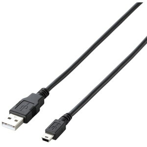 �G���R�� �G�RUSB2.0�P�[�u�� [A - miniB] 5.0m�i�u���b�N�j U2C-JM50BK