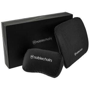 noblechairs �������[�t�H�[�� �N�b�V�����Z�b�g(�u���b�N) MEMORY FOAM CUSHION SET�@�m�[�u���`�F�A�[�Y NBL-SP-PST-008