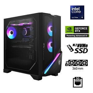 MSIbGGXAC Q[~O fXNgbvp\R(Core Ultra 9 285K/  32GB/ SSD 1TB / NVIDIA GeForce RTX 5090 32GB) MPG Infinite X3V[Y MPG Infinite X3 AI 2NVZ9-038JP