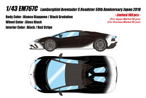 CNAbv 1/43 Lamborghini Aventador S Roadster 50th Anniversary Japan 2018 rARW|l/ubNOf[VyEM767Cz ~jJ[