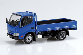アオシマ 1/32 楽プラ スナップキット No.23-BE 日野 デュトロ 平ボデー(ブルー) プラモデル