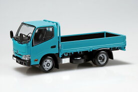 アオシマ 1/32 楽プラ スナップキット No.23-TE 日野 デュトロ 平ボデー(ターコイズ) プラモデル