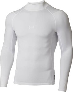 アンダーアーマー コールドギアアーマー コンプレッション ロングスリーブ モックシャツ(White・サイズ:SM) DOM-1375374-100-SM UNDER ARMOUR COLDGEAR