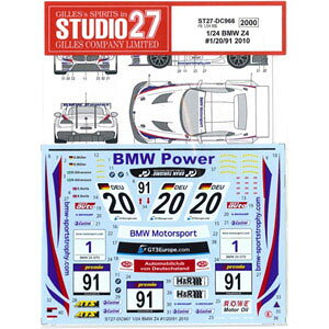 X^WI27 1/24 BMW Z4 #1/20/91 2010 IWifJ[itW~ΉjyST27-DC966z fJ[