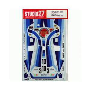 スタジオ27 1/24 フィアット131 モンテカルロ’80 (イタレリ社対応)【ST27-DC717C】 デカール