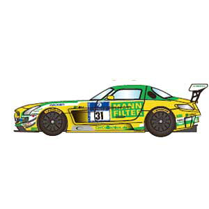 X^WI27 1/24 Mercedes SLS Car Collection Motorsport #31 Nurburgring24h 2015itW~ 1/24 Mercedes SLSΉjyST27-DC1100z fJ[
