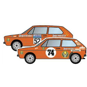 X^WI27 1/24pfJ[ Golf GTi Jagermeister #24 Hessen Rally 1975/#52 RAC 1975/#74 Monte-Carlo 1976 IWifJ[ixΉjyST27-DC1153z fJ[