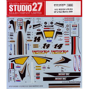 X^WI27 1/12 LCR RC212V #14 2009 San Marino (2009)i^~ΉjIWifJ[yDC835z fJ[