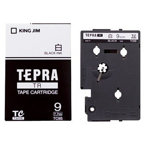 �L���O�W�� TR�e�[�v�J�[�g���b�W�u�����x���v�m9mm��/���e�[�v/�������n KING JIM�@TEPRA�i�e�v���jTR�V���[�Y TC9S