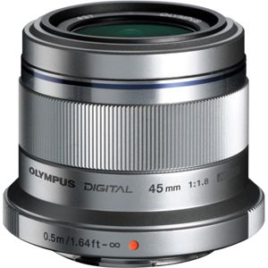 オリンパス 45MMF1.8 M.ZUIKO ※マイクロフォーサーズ用レンズ F1.8（シルバー） 45mm DIGITAL カメラ用交換レンズ