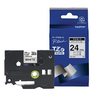 �u���U�[ �m�����n���~�l�[�g�e�[�v �i24�@��/���e�[�v/�������j brother P-Touch TZe-251