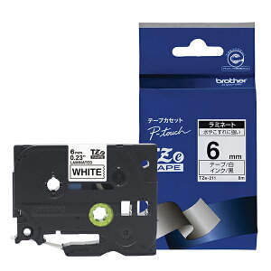 �u���U�[ �m�����n���~�l�[�g�e�[�v �i6�@��/���e�[�v/�������j brother P-Touch TZe-211