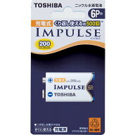 東芝 充電式ニッケル水素電池6P形×1個 6TNH22A 充電式 IMPULSE [6TNH22A]