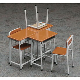 ハセガワ 【再生産】1/12 学校の机と椅子【FA01】 プラモデル